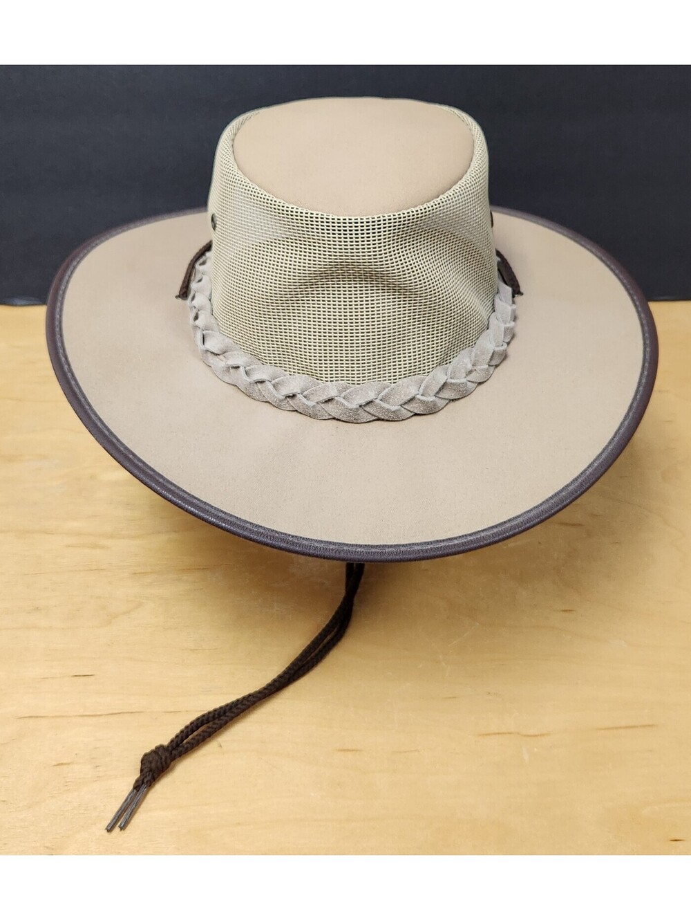 Barmah Hats Cotton Canvas Mesh Drover Cooler Airflow Outbacker Hat Size Medium M
